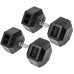 Rubber Coated Hex Dumbbell